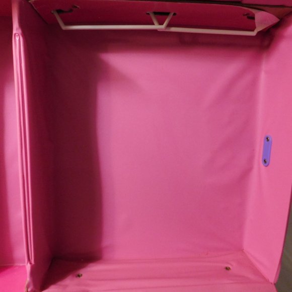 COPY - Barbie Doll Pink Carrying Case Toy Trunk VINTAGE 1991 - Picture 10 of 15